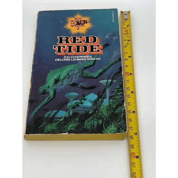 VNT SCI FI Red Tide by Chapman and Tarzan 1975 soft cover BOOK - Picture 6 of 15